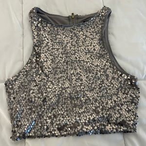 Sequence NYE Crop Tank